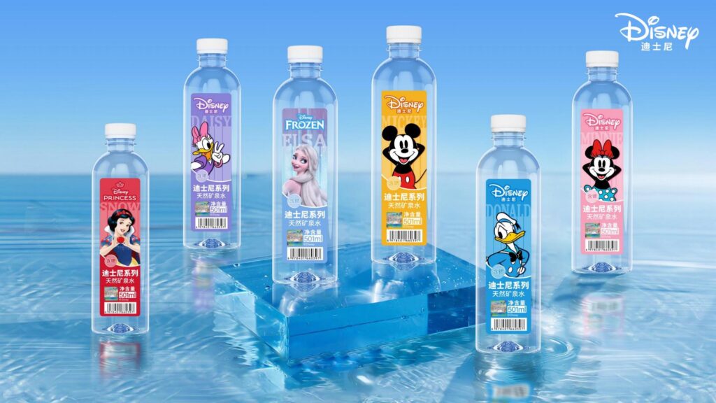 迪士尼全IP系列天然矿泉水：多元角色的清凉集结